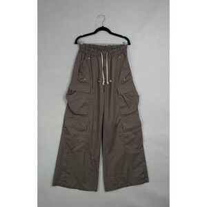 Mnml Pants Mens Medium Brown Wide Leg Baggy Cargo Drawstring Streetwear Gorp